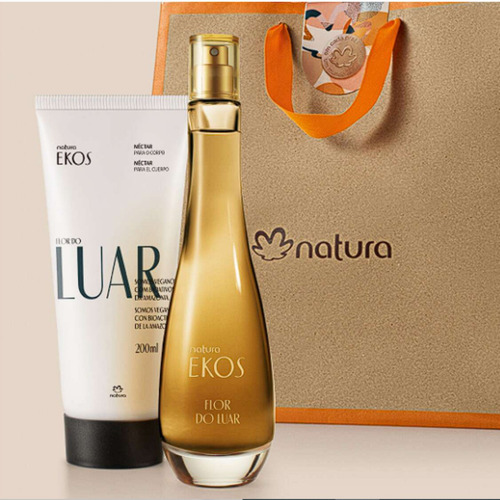 Kit Natura Flor Do Luar Colônia Desodorante 100 Ml E Hidratante 200 Ml