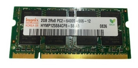 Memória Ram Hynix Notebook 2gb Ddr2 Pc2 6400s (2104)# (Usado)