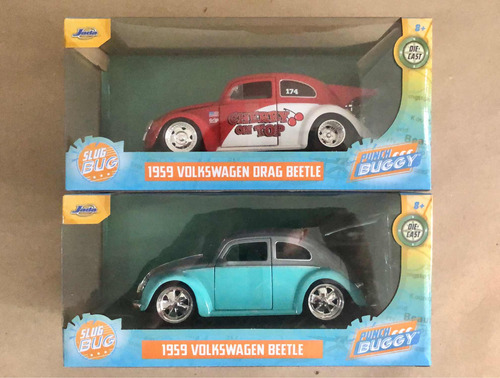 Jada Slug Bug Volkswagen Beetle 1959 1/24 Die Cast