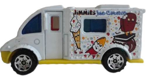 1/64 Camion Repartidor Helado Ice Cream Truck Puerta Corredi