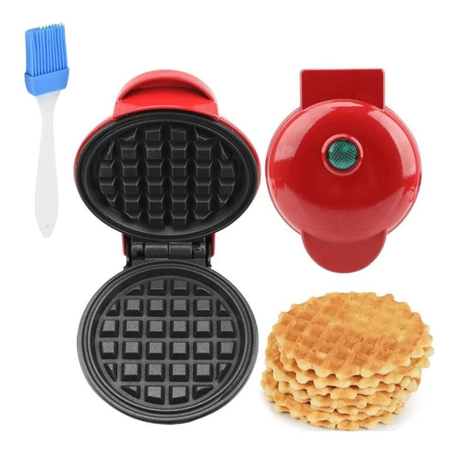 Mini Waflera Eléctrica Redondo Kazome M01 Máquinas Waffles