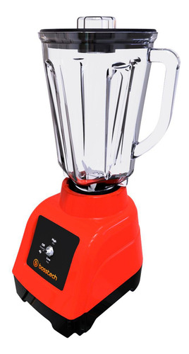 Licuadora 550w Vidrio2l Tradicional 2vel Bosstech B2 Roja Color Rojo