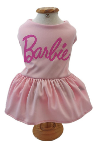 Vestidinho Da Barbie Rosa Cachorros Pequenos E Grandes Pets