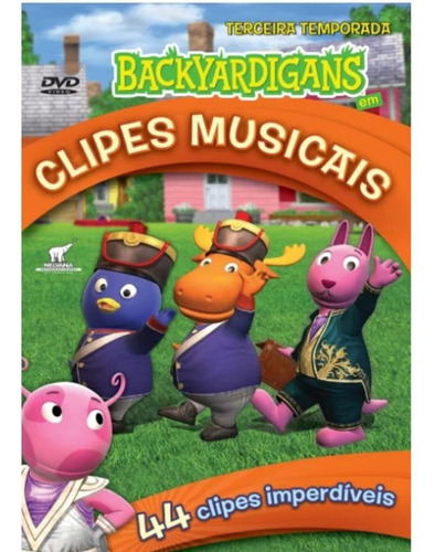 Dvd Backyardigans Em Clipes Musicais - 3 Temporada