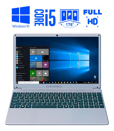 Notebook Intel Core I5, 15.6 Fullhd, 8gb, 240gb, Windows 10