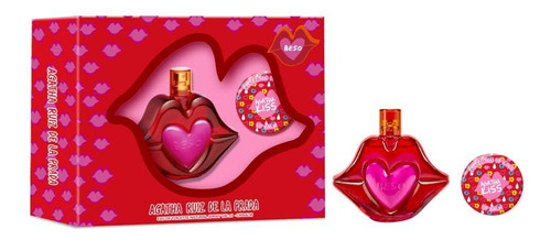 Set Agatha Ruiz De La Prada Beso Edt 50ml + Bálsamo Labial