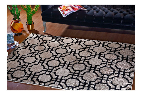 Tapete Para Sala 200 X 250 Cm Art Tapetes Oasis Desenho do tecido Desenho 15
