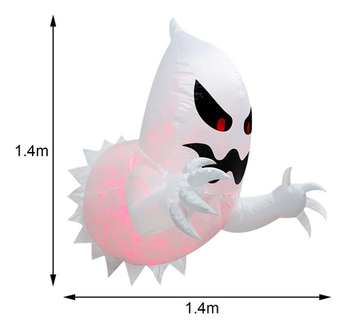 Inflatable Halloween Decoration Terrible Lighted For Lawn
