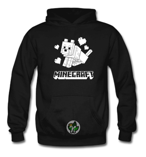 Poleron Con Capucha, Videojuegos, Minecraft, Construccion, Mundo Abierto, Sandbox / Natural King