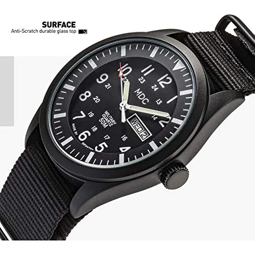 Reloj De Pulsera Hombre Mdc, Relojes Militares De Campo...