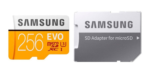 Memoria Micro Sd Xc Samsung Evo+ 256gb Clase 10 4k 100mbs