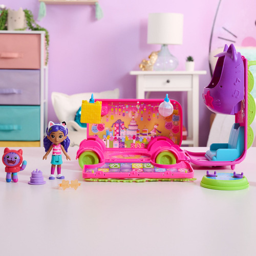Gabby's Dollhouse Autobús De Fiesta Figuras De Gabby