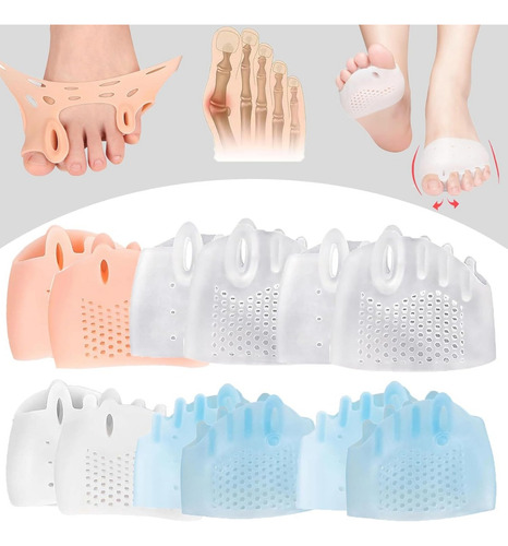 4 Pares De Separadores De Dedos De Silicona