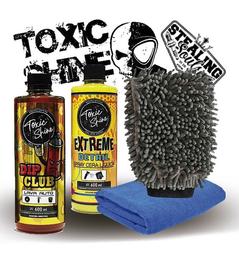 Toxic Shine | Kit Combo Lavado | Básico #14 | Shampoo + Cera