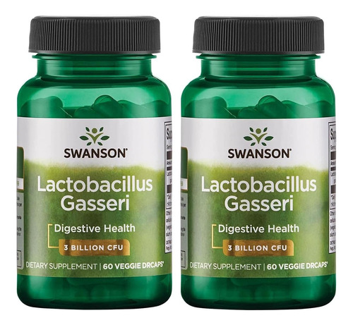 Swanson Lactobacillus Gasseri Probiótico X 60 Cáps 2-pack