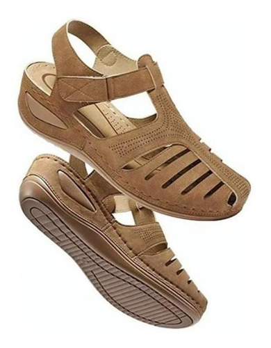 Sandalias Con Plataforma De Cuña Para Mujer