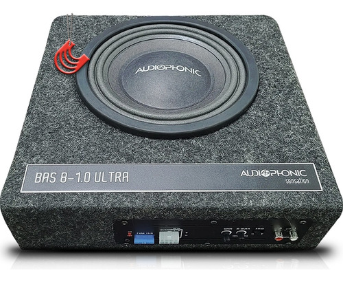 Caixa Amplificada Compacta Sub 8 Polegadas 400w Audiophonic