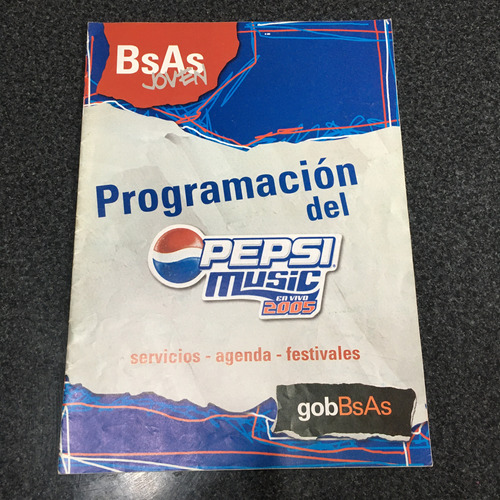 Programa Pepsi Music 2005 Exc Est Piojos - Megadeth Ect