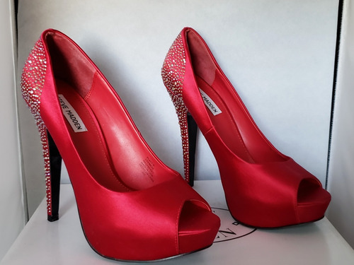 Zapatos Zapatilla Tacones Steve Madden Rosa Playy Raspberry