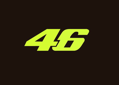 Stickers, Calcomanias Valentino Rossi 46 Vr46 Vinil