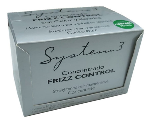 System 3 - Ampollas Frizz Control X12 Unidades