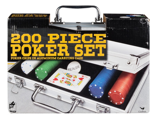 Juego De Mesa - Set De Póker De 200 Fichas