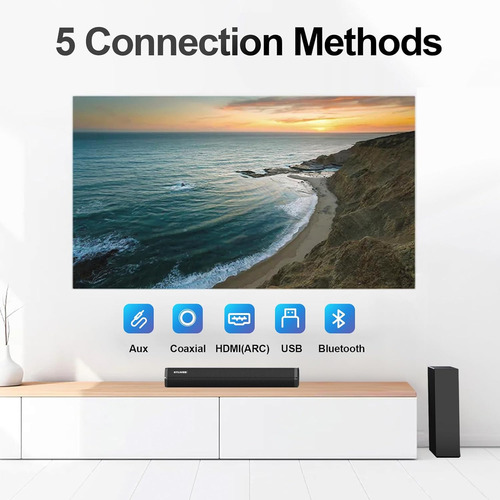 Nylavee Barra De Sonido De 2.1 Canales Para Smart Tv Con ...