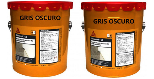 Sikaguard 62 Gris Oscuro Recubrimiento Epóxico X 3 Kg