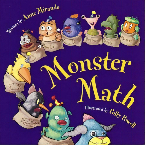 Monster Math, De Anne Miranda. Editorial Voyager Books,u.s. En Inglés
