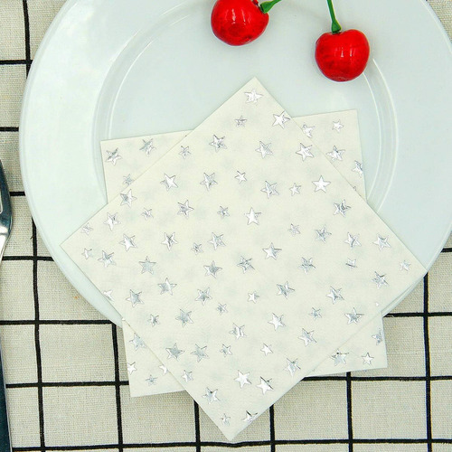 100 Servilletas R&h Party Diseno De Estrellas
