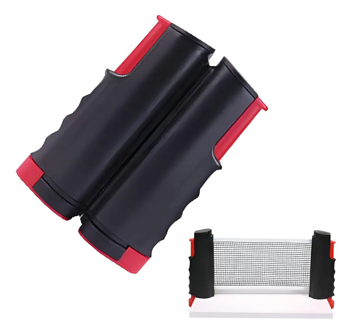 Rede Retrátil Ping Pong Tenis Mesa Ajustável 1,70m Universal Cor Preto