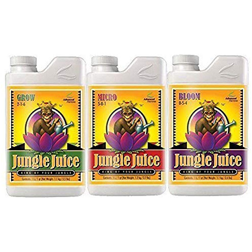 Jungle Juice Bloom, Micro Y Grow 1 Litro Cada Uno