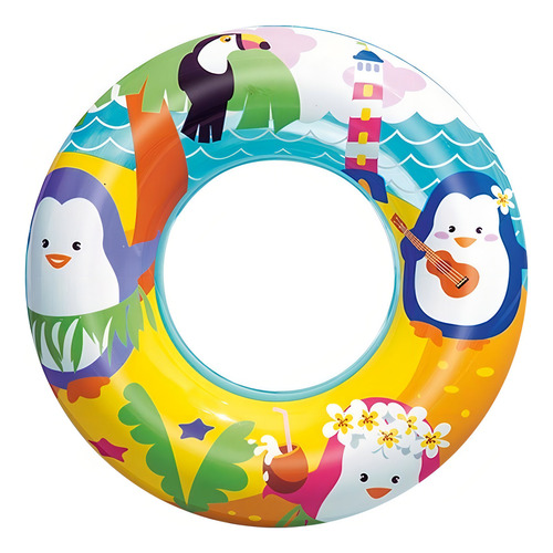Salvavidas Inflable Infantil Para Niños Marinos 3 Pz Bestway