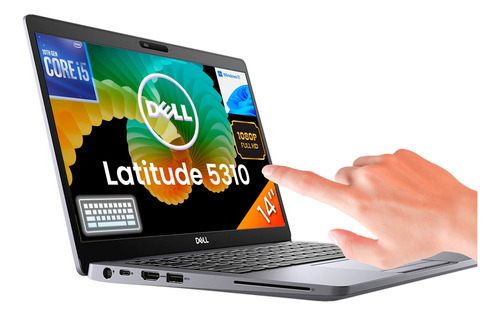 Laptop Dell Latitude Táctil Core I5 10th 16gb Ram 512gb Ssd Plateado (Reacondicionado)