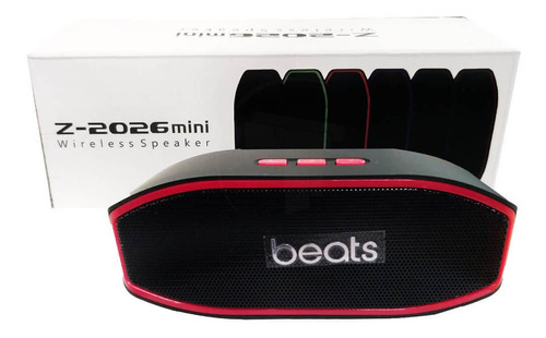 Cornetas Inalambricas Beats Z2026 Mini Rojo