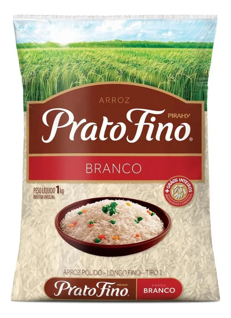 Arroz Polido Tipo 1 Prato Fino 1kg