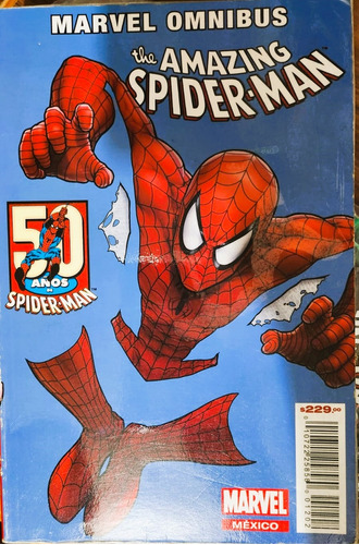 Cómic Marvel Omnibus The Amazing Spider-man 50 Años