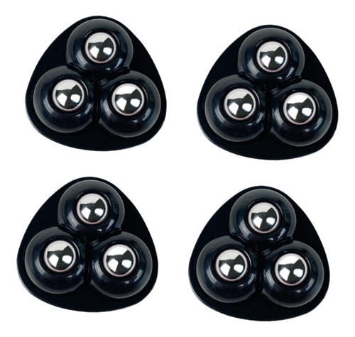 2 X 4 Piezas De Deslizadores De Ruedas Autoadhesivos Para
