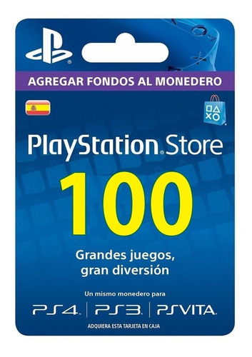 100 Euros Gift Card España Psn Playstation Store  Ps3 Ps4 