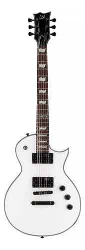 Guitarra elétrica LTD EC Series EC-256 de  mogno snow white com diapasão de jatobá assado