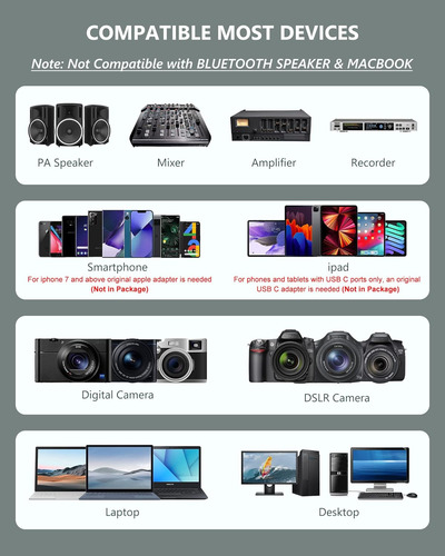 Sistema De Micrófono Inalámbrico Auriculares Mic/micrófono D