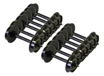Comprar 12 Peças De Rodas De Metal Dc, Rodas De Escala Ho, Eixos De