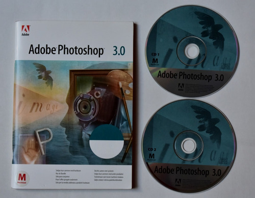 Antiguo Software 1995 Adobe Photoshop 3.0 P/mac De Colección