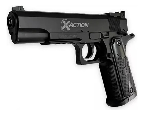 Pistola X-action Colt 1911 Black Co2 Airsoft Semiautomatica 