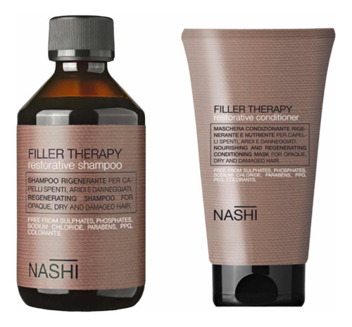  Nashi Acondicionador Y Shampoo Filler Therapy