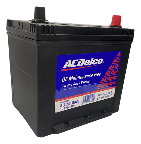 Bateria Acdelco Roja 35-750 Jac J5 1.5