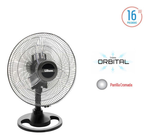 Liliana Ventilador De Mesa 16 Pulgadas Vvsoc16 Orbital