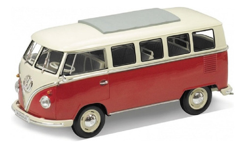 Volkswagen T1 1963 - Combi Microbus - Clasico - R Welly 1/18