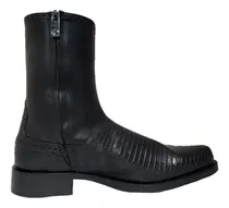 Comprar Botin De Vestir Hombre Franco Cuadra Oval Armadillo Negro