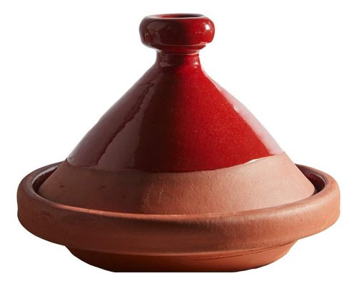 Olla Tagine Verve Culture Diseño Rojo, 25.4cm Diámetro